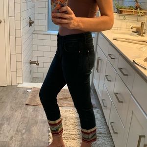 Anthro Pilcro Stet Crop Pattern Jean